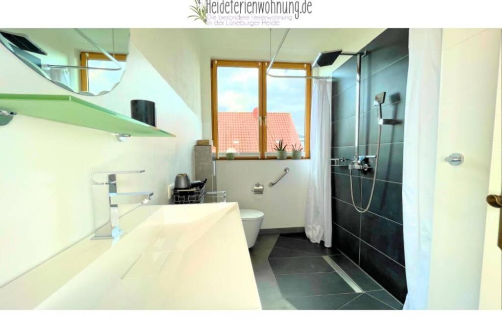 Heideferienwohnung - Die Neue Ferienwohnung Walsrode Kültér fotó